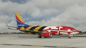 Southwest Airlines "Maryland One" w/Cabin PMDG 737-7H4 thumbnail 8