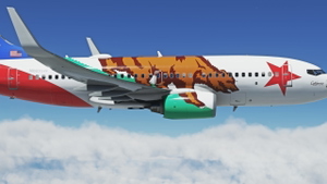 Southwest "California One" [8K] - PMDG 737-700 thumbnail 5