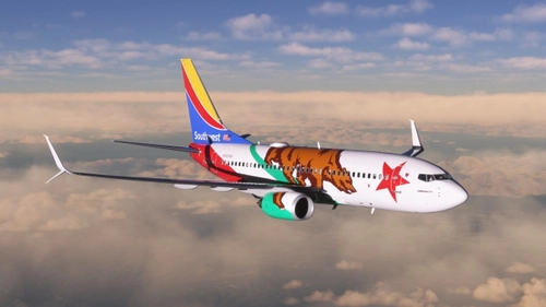 Southwest "California One" (Scimitar) [8K] - PMDG 737-700