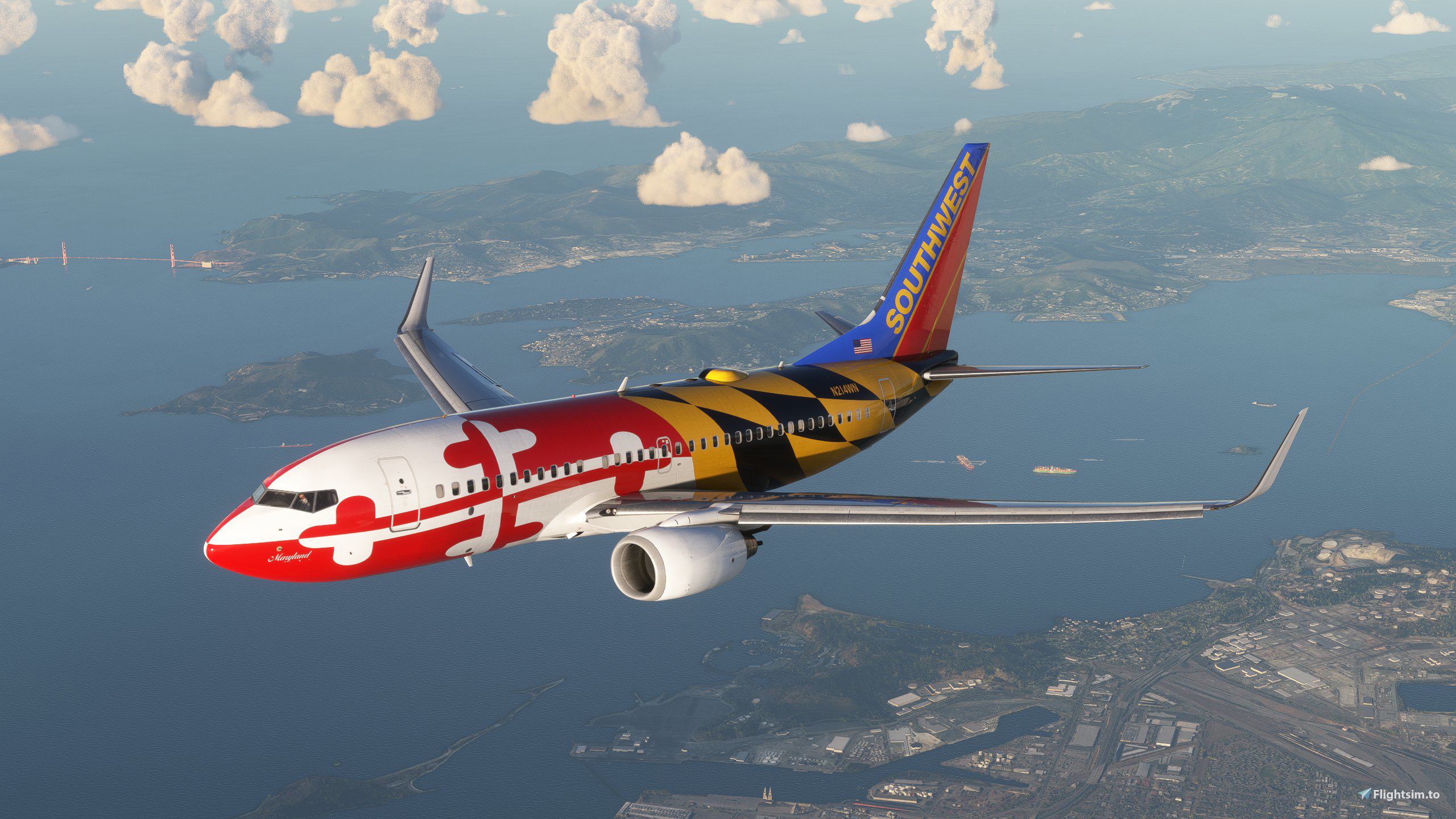 Southwest "Maryland One" [8K] - PMDG 737-700 - Image 1