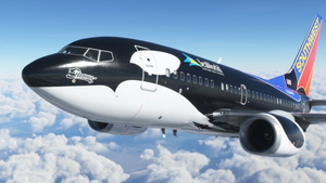 Southwest Shamu One (N334SW) PMDG Boeing 737-600 - 8K thumbnail 5
