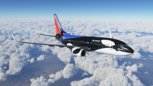 Southwest Shamu One (N715SW) PMDG Boeing 737-700 - 8K thumbnail 6