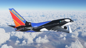 Southwest Shamu One (N715SW) PMDG Boeing 737-700 - 8K thumbnail 5