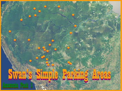 Swan's Simple Parking Areas: Amazonia Pack