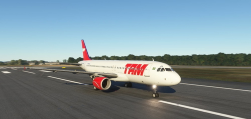 Tam (Retro/Blue) | PT-MZS | Fenix A320 | 8K Resolution