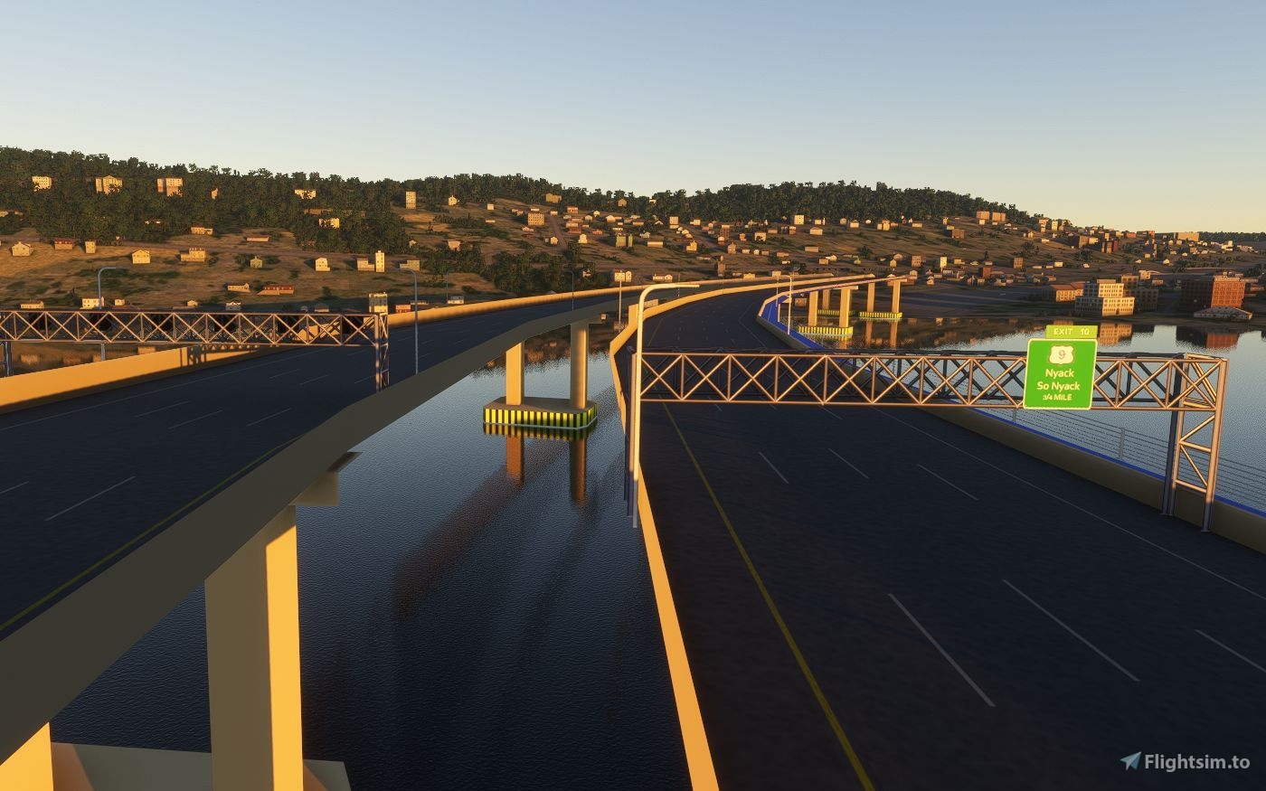 Tappan Zee Bridge, New York, USA for Microsoft Flight Simulator | MSFS