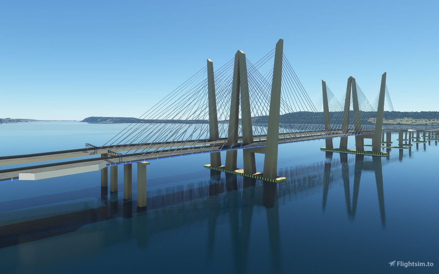 Tappan Zee Bridge, New York, USA for Microsoft Flight Simulator | MSFS