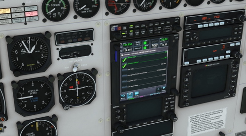 TDS GTN 750Xi Procedures Checklist for Analog Caravan by Black Square (Cessna 208B Instrument Mod)