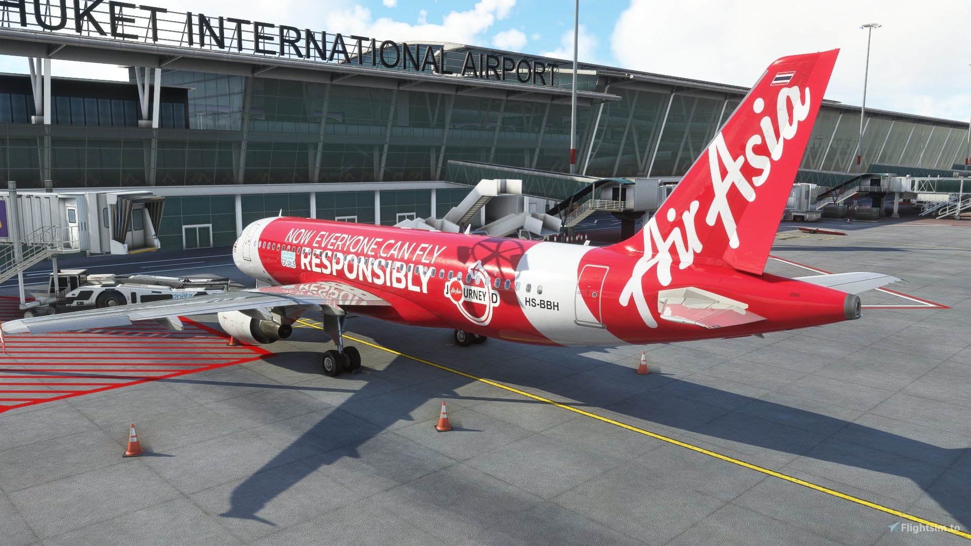 Thai AirAsia HS-BBH for Microsoft Flight Simulator | MSFS