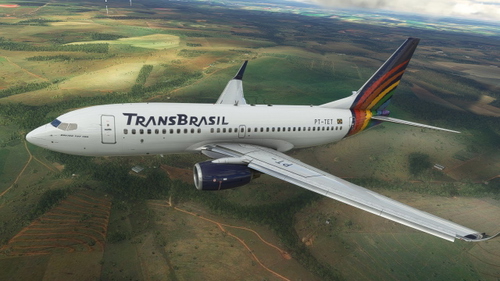 Transbrasil PT-TET - PMDG Boeing 737-700