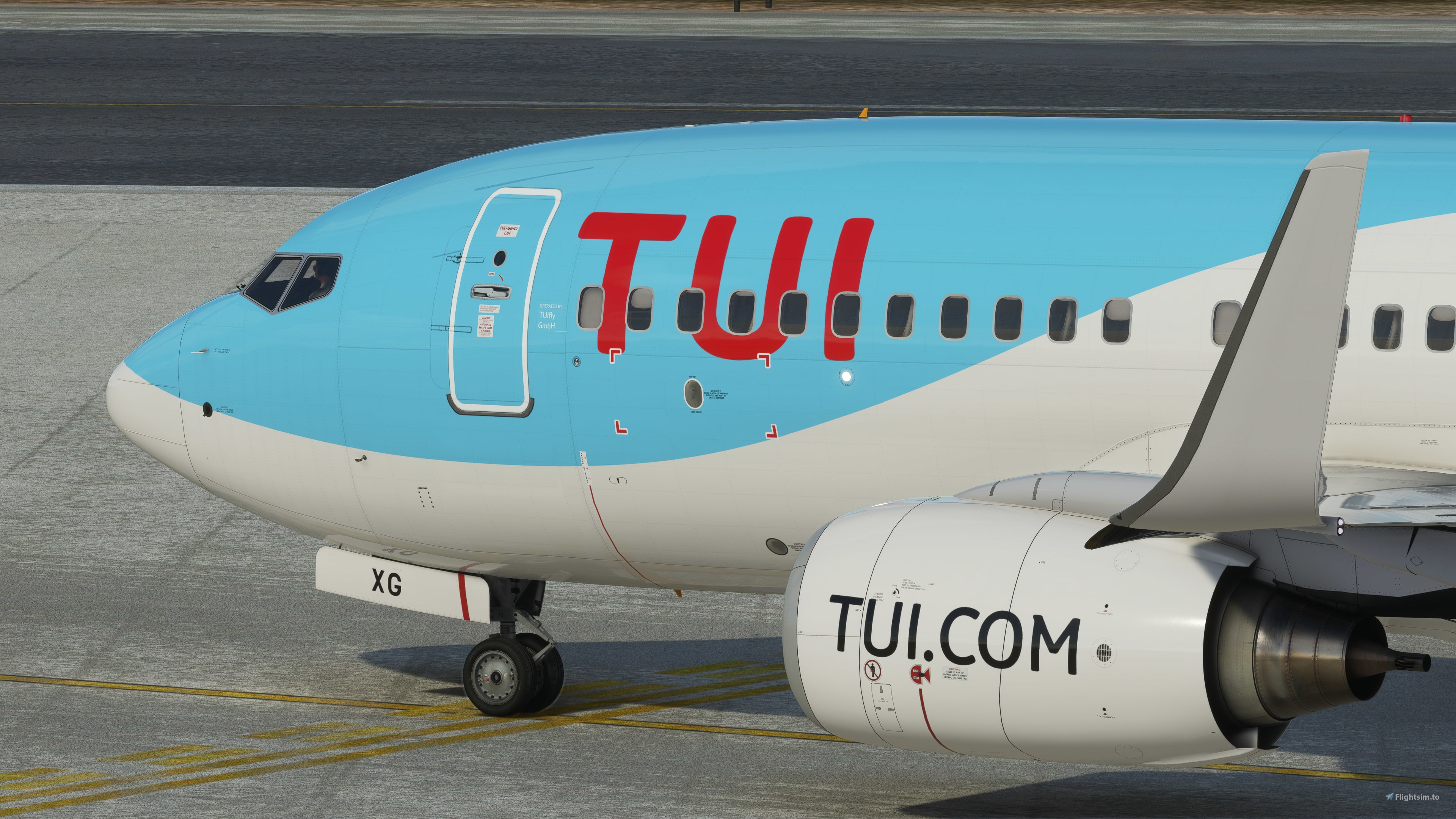 Tuifly [D-AHXG] w/Cabin PMDG B737-700 - Image 1