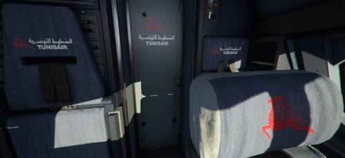 Tunisair Cockpit Painting