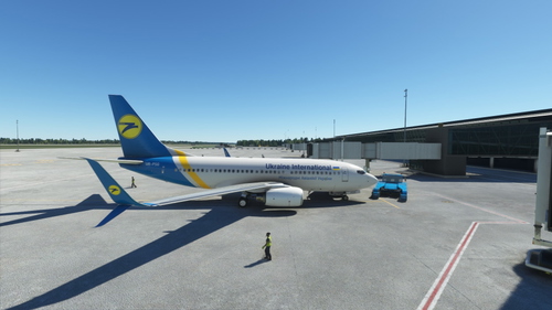 Ukraine International B737-700 PMDG