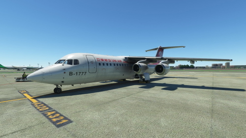 UNI AIR livery For Just flight BAe-146 Pro 