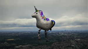 Unicorn Balloon thumbnail 2