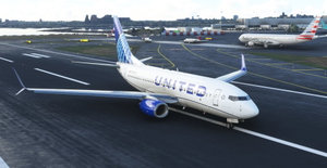 United Airlines "2019 livery" "N24706" PMDG B737-700 Scimitar winglets thumbnail 8
