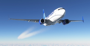 United Airlines "2019 livery" "N24706" PMDG B737-700 Scimitar winglets thumbnail 13