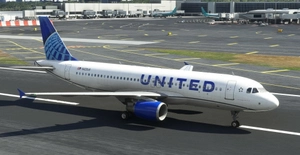 United Airlines "2019 livery" "N423UA" Fenix A320 Ceo thumbnail 2
