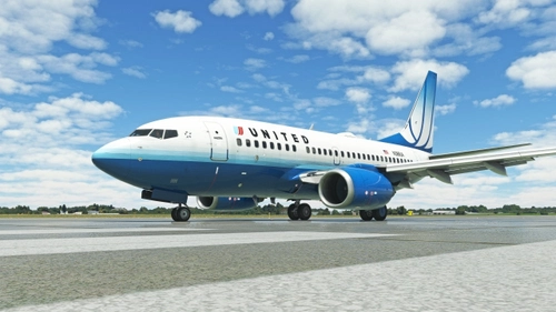 United (Blue Tulip) - PMDG 737-600