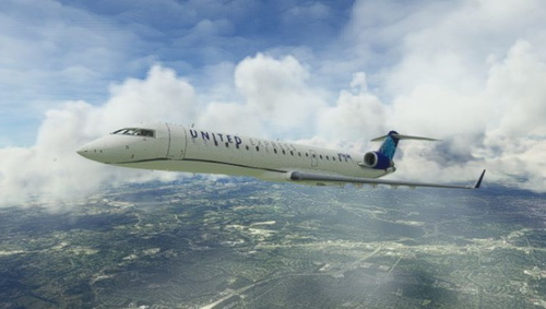 UNITED EXPRESS CRJ700 FSX conversion 