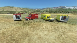 US Emergency Vehicle Pack Low Poly thumbnail 1
