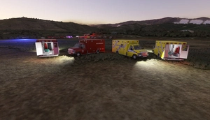 US Emergency Vehicle Pack Low Poly thumbnail 2