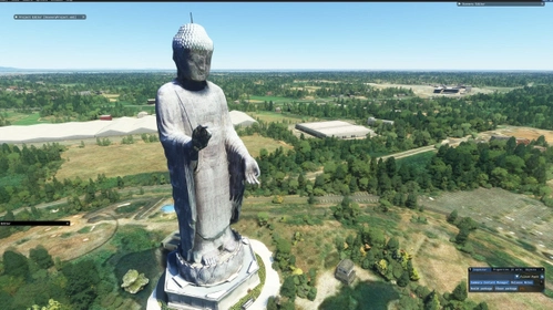 Ushiku Daibutsu, statue Bouddha  JAPAN
