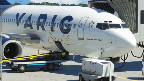 VARIG 737-700 PP-VQD "SSO Billboard" PMDG