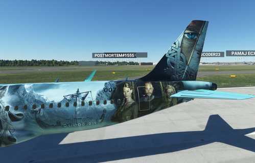 VIKINGS THEME ON A A320 