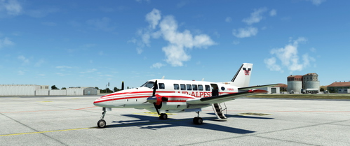 Virtualcol Beech 99 F-BRUX "Air Alpes 1980"