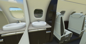  VistaJet Embraer Phenom 300 with cabin thumbnail 13