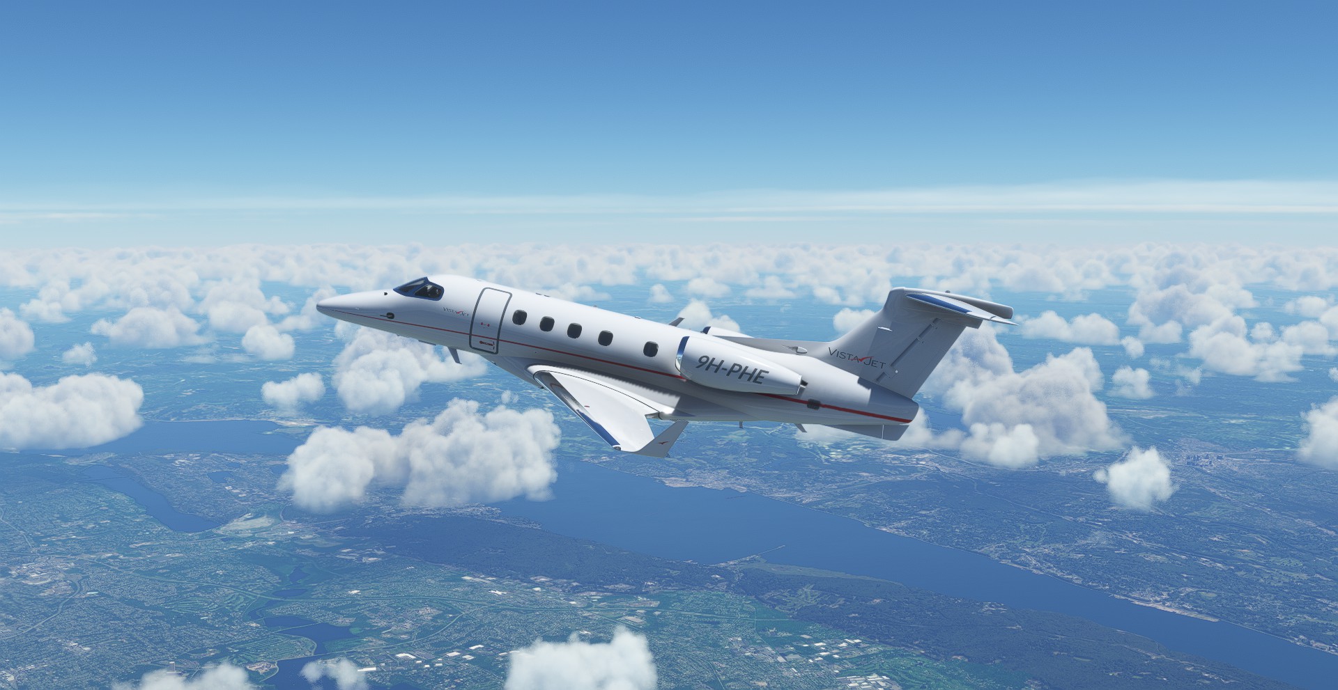 VistaJet Embraer Phenom 300 with cabin - Image 1