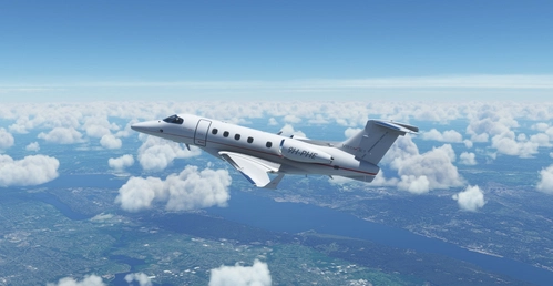  VistaJet Embraer Phenom 300 with cabin