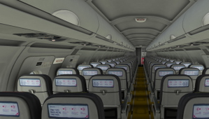 Volotea Airlines A320 Fenix A320 Livery with cabin details. thumbnail 5