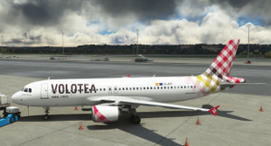 Volotea Airlines A320 Fenix A320 Livery with cabin details. thumbnail 8