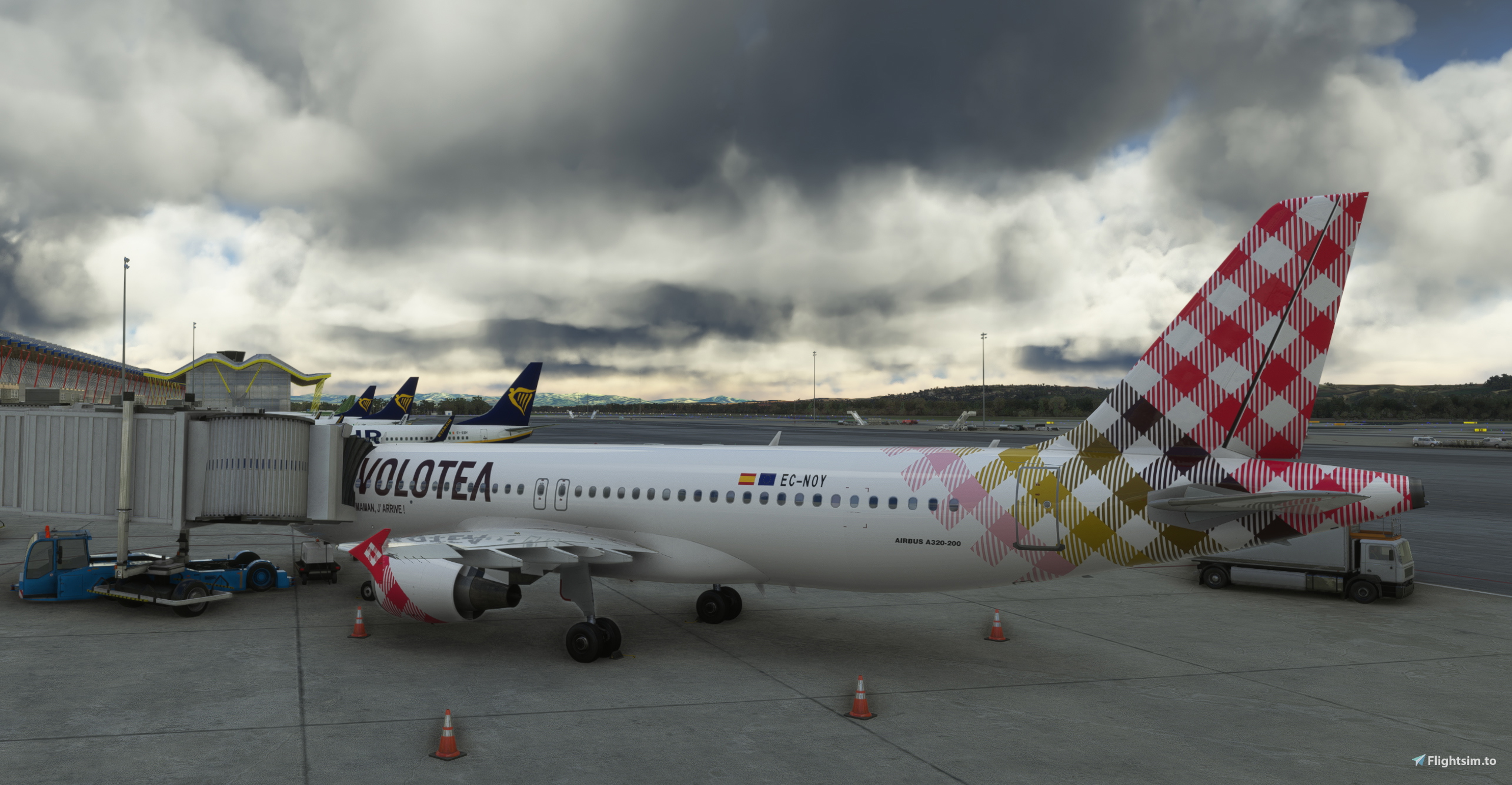 Volotea Airlines A320 Fenix A320 Livery with cabin details. - Image 1