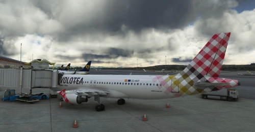 Volotea Airlines A320 Fenix A320 Livery with cabin details.