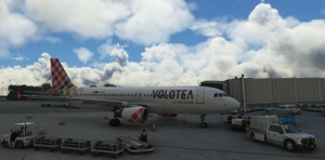 Volotea Airlines A320 Fenix A320 Livery with cabin details. thumbnail 2