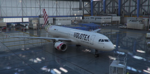 Volotea Airlines A320 Fenix A320 Livery with cabin details. thumbnail 11