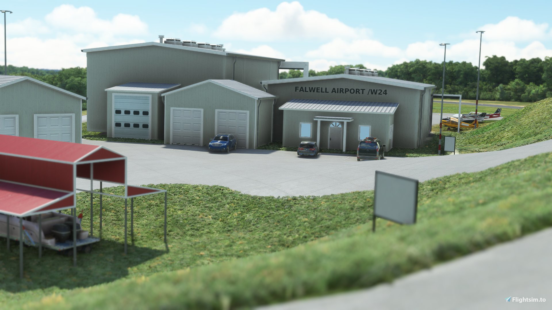 W24 Falwell 'ski slope' Airport - Image 1