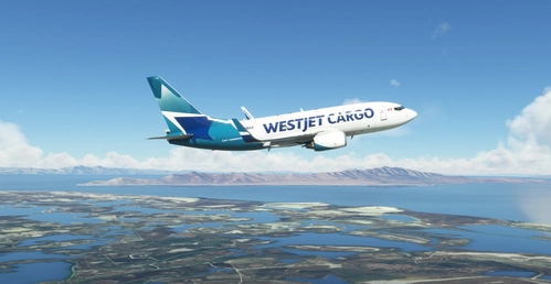 WestJet Cargo "2018 livery" PMDG B737-700BDSF