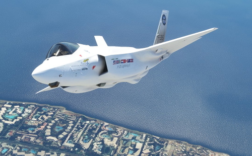 White F-35A Demo fictional paint for Indiafoxecho