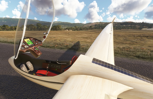 Wooden livery for the AS33_MadoloB21 Glider