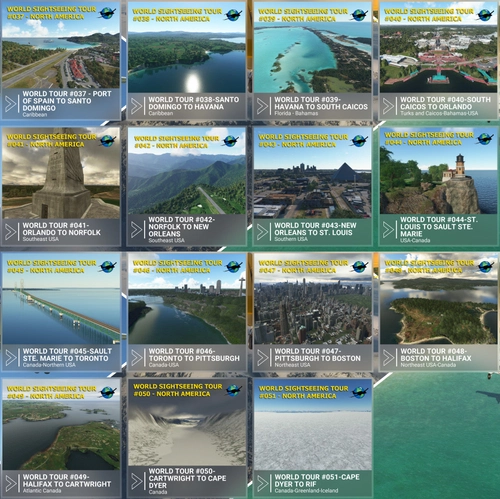World Sightseeing Tour - Bush Trips Part 3 - North America (East)