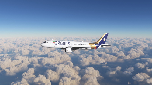 Zagros Airlines (EP-ZAV) Fenix Airbus A320 - 8K