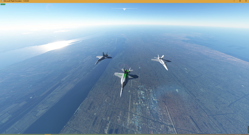 Formation flight AI for F/A18