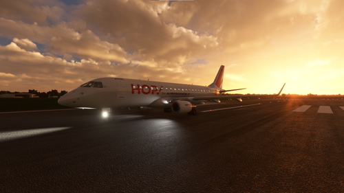  HOP! F-HBXI - FlightSim Studio E-Jets 175