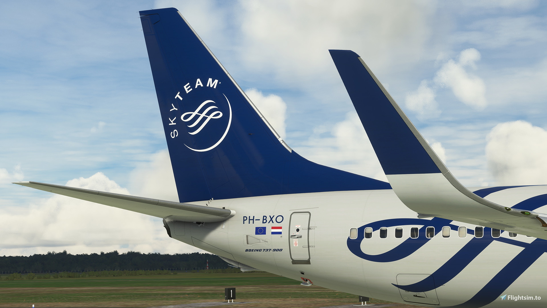 KLM PMDG 737-900 'SkyTeam' (PH-BXO) - Aircraft Liveries for MSFS