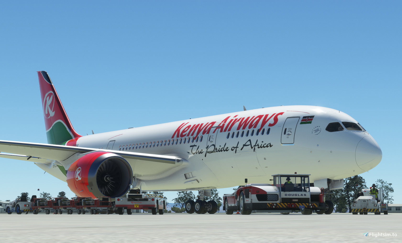 🇰🇪 Kuro 787-8 Kenya Airways | 5YCYA 🇰🇪 - Image 1