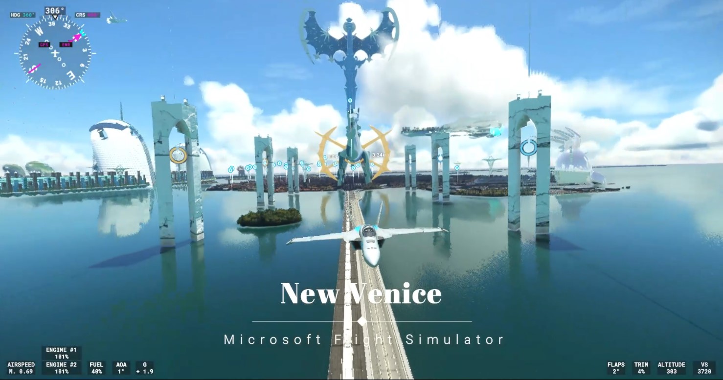 Venise + Budapest Scenery – Extension Microsoft Flight Simulator 2004 – PC – EN